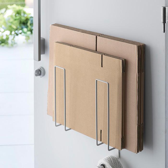 山崎実業 公式 タワー マグネットダンボールストッカー tower 段ボールストッカー 段ボール立て 段ボールラック ラック 紐通し 3948 3949 | tower | 11