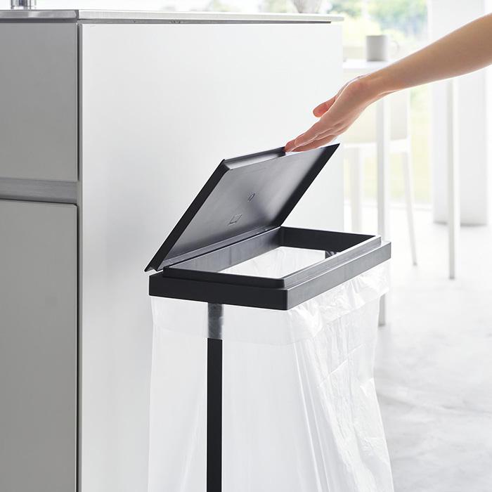 tower 山崎実業 公式 タワー スリム蓋付き分別ゴミ袋ホルダー 45L 横