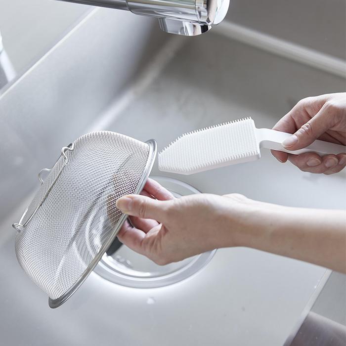 山崎実業 公式 タワー マグネットハンドル付きシリコーンスポンジ tower たわし シリコン ブラシ 予洗い 掃除 キッチンツール 1885 1886 | tower | 12