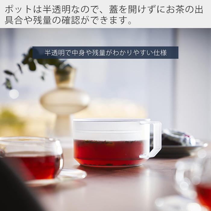 染付山水茶壺 染付山水茶壺