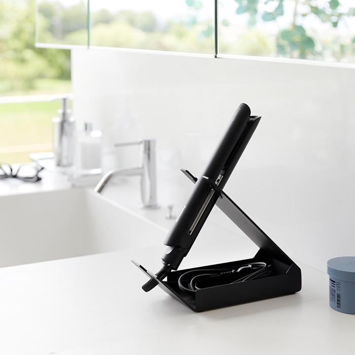 山崎実業 公式 タワー 収納付きドライヤー＆ヘアーアイロンスタンド tower ドライヤー収納 ドライヤー置き ハンズフリー 1334 1335 | tower | 12