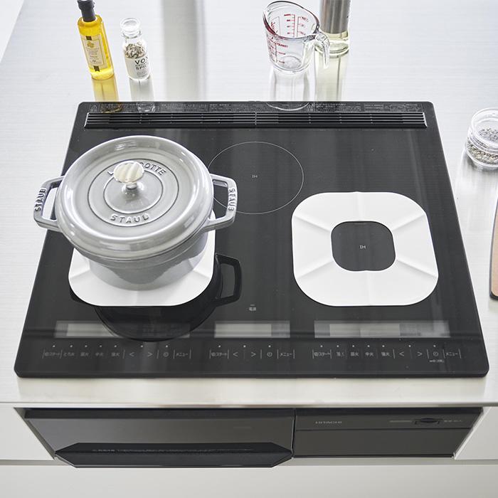 山崎実業 公式 タワー IHシリコーンマット tower IHマット 焦げ防止 汚れ防止 ずれにくい シート カバー シリコン コンロ 掃除 1318 1319 | tower | 10