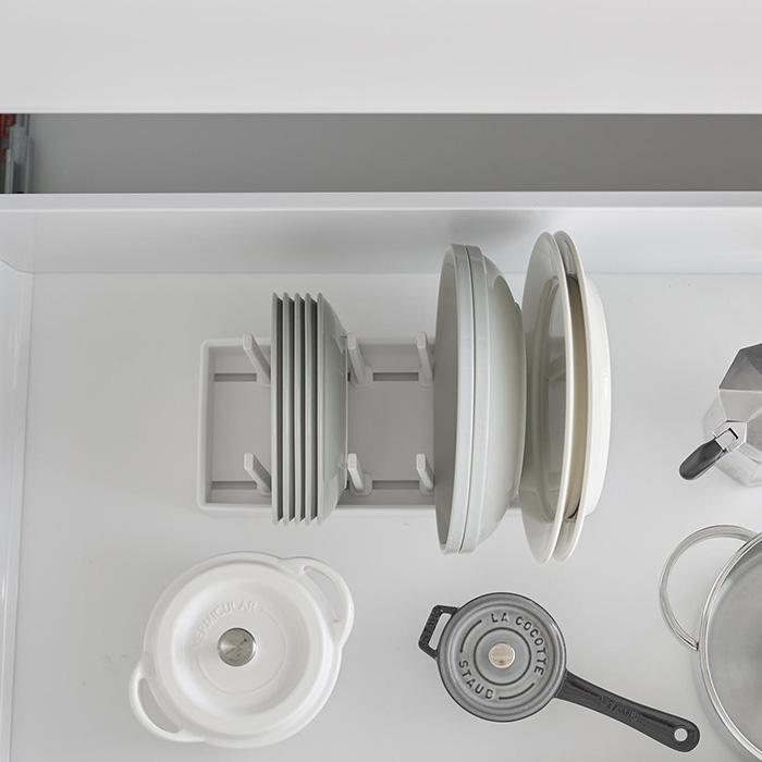 山崎実業 公式 タワー シンク下幅調節鍋蓋＆フライパン収納スタンド タワー tower 幅32 フライパンスタンド 鍋蓋ホルダー 1359 1360 | tower | 14