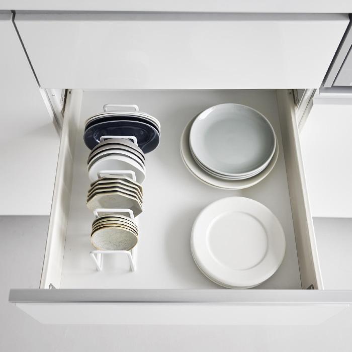 山崎実業 公式 タワー 豆皿収納ラック tower 豆皿 小皿 小鉢 立てて収納 一括 取りやすい 引き出し 食器棚 整理整頓 食器収納 1395 1396 | tower | 12