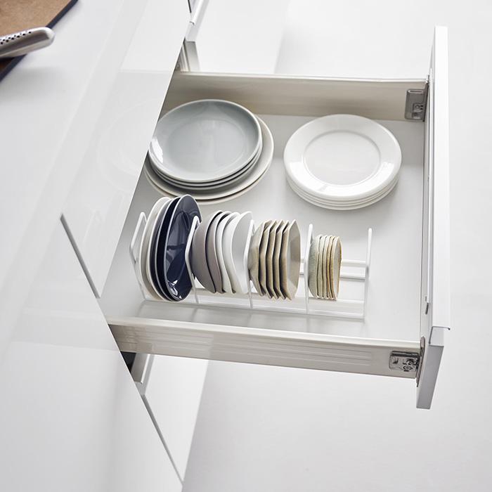 山崎実業 公式 タワー 豆皿収納ラック tower 豆皿 小皿 小鉢 立てて収納 一括 取りやすい 引き出し 食器棚 整理整頓 食器収納 1395 1396 | tower | 14