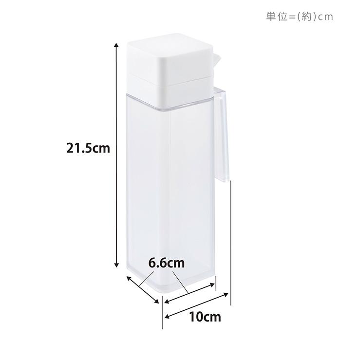山崎実業 公式 タワー 蓋付き調味料ボトル tower 調味料入れ 500ml 大容量 片手で注げる 液だれしにくい オイルポット 液体 1517 1518 | tower | 15