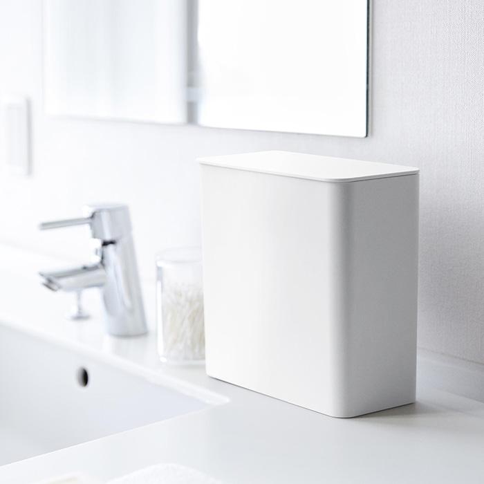 山崎実業 公式 タワー フィルムフック密閉ゴミ箱 tower ごみ箱 蓋付き パッキン 生ゴミ 臭わない トイレポット スリム 1.8L 1520 1521 | tower | 12