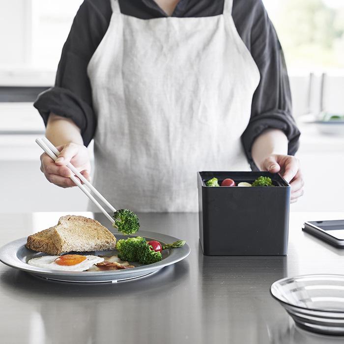 tower 山崎実業 公式 タワー 電子レンジ・食洗機対応ザル付き保存容器