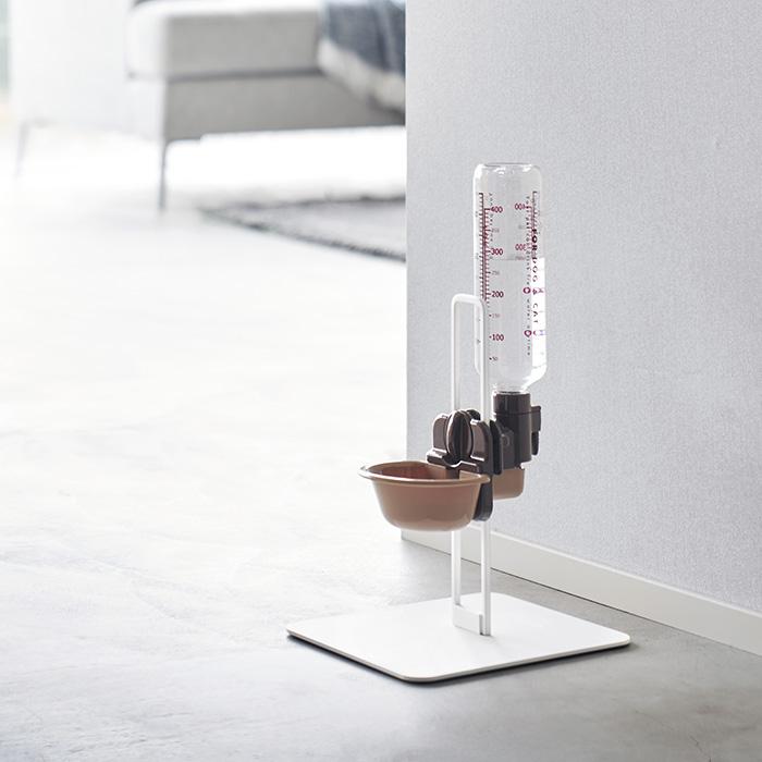 山崎実業 公式 タワー ペット用ボトル給水器スタンド S tower 給水ボトル ウォーターノズル ホルダー 受け皿タイプ 犬 猫 10009 10010 | tower | 11