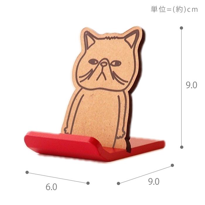 猫型木製スタンド スマホスタンド 携帯 9/20は最大P16%！ 電話 タブレット ホルダー 卓上