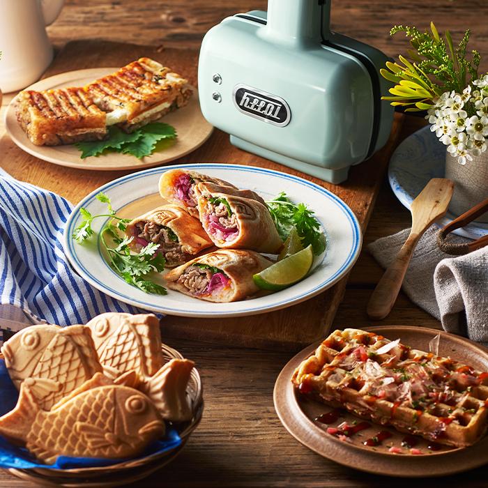 Toffy toffy ハーフホットサンドメーカー用プレート 交換用 プレート