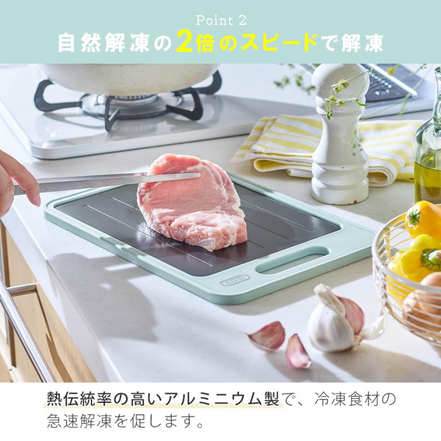  プレート 612　　　　 10.5cm/5枚組 Toffy 解凍プレート付きカッティングボード K-KU24 | 株式会社ラドンナ