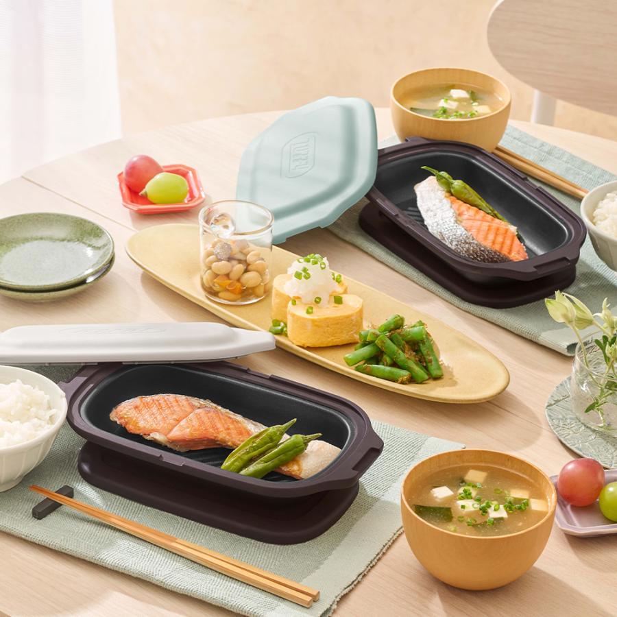 Toffy トフィー 電子レンジ用 グリルディッシュ フタ付き 一人暮らし