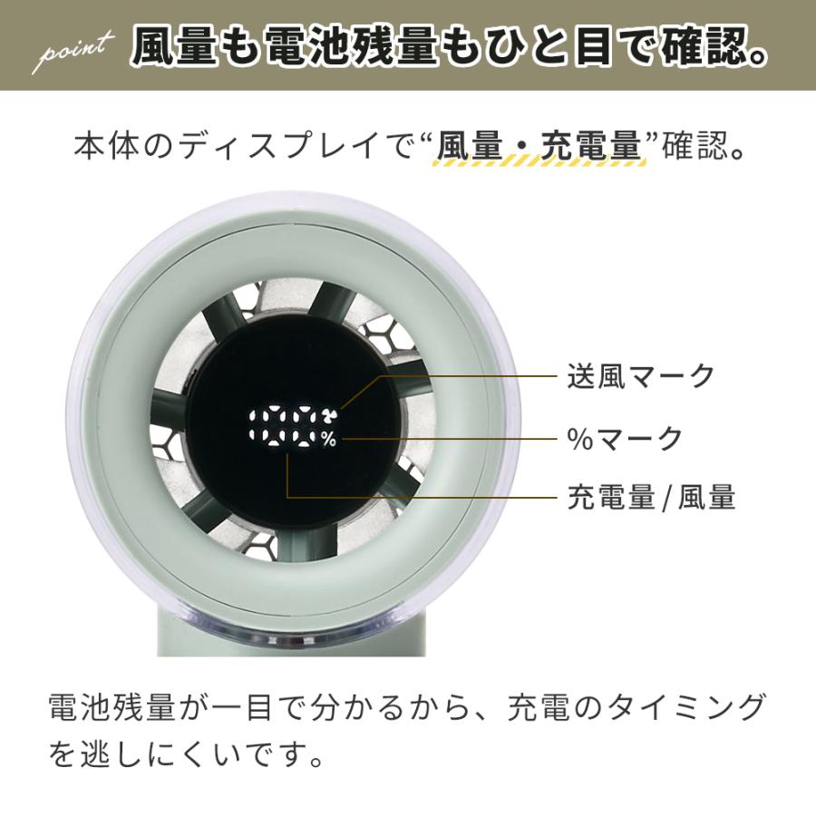 [2026年最新モデル] Toffy ハンディファン 大風量 ハンディ 卓上 カラビナ HFN11 ファン トフィー ハッピーコレクション ラドンナ LADONNA | Toffy | 13