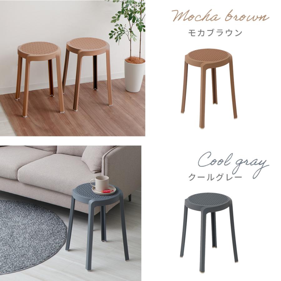 ヤマソロ 12/28は最大17％還元！ スツール スタッキング 樹脂製 円形