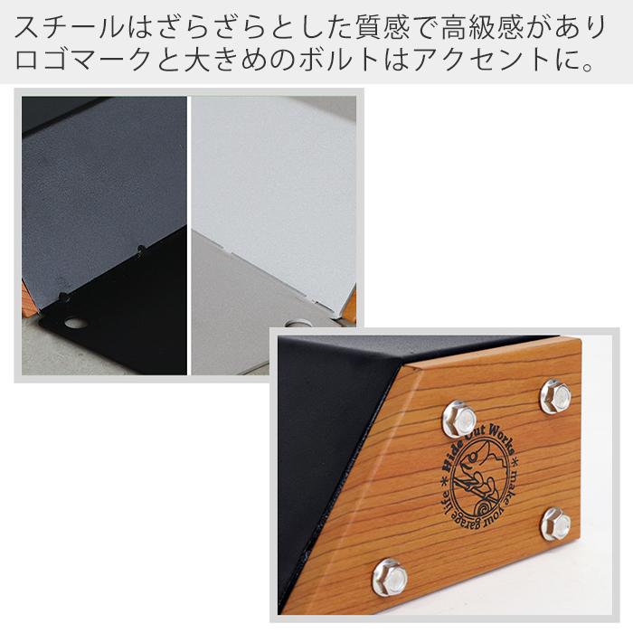 【未使用】　ヤマソロ　輪止め　車止め タイヤ止め 駐車ブロック ブラック　木目 ヤマソロ 9/4は+10%還元! 車止め タイヤ止め 置くだけ おしゃれ