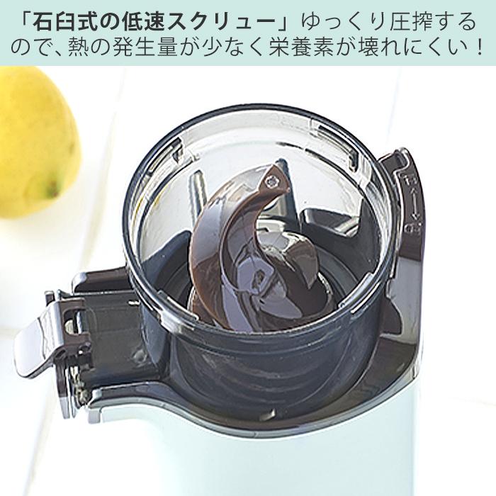 (豪華２大特典)ミニスロージューサー ジューサー 小型 調理家電 toffy トフィー K-BD4 スムージー レトロ クラシック ラドンナ LADONNA | Toffy | 07