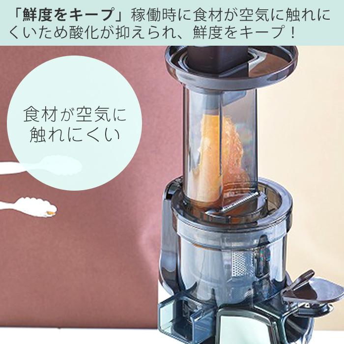 (豪華２大特典)ミニスロージューサー ジューサー 小型 調理家電 toffy トフィー K-BD4 スムージー レトロ クラシック ラドンナ LADONNA | Toffy | 08