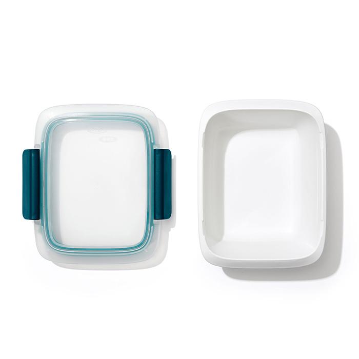 OXO オクソー コンテナ 0.8L 保存容器 密閉 おしゃれ フードコンテナ お弁当 作り置き 800ml 電子レンジ対応 食洗機対応