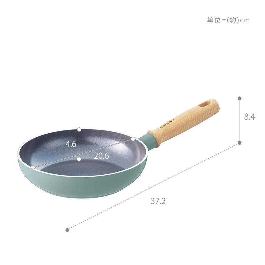 メイフラワー フライパン 20cm グリーンパン IH対応 セラミック