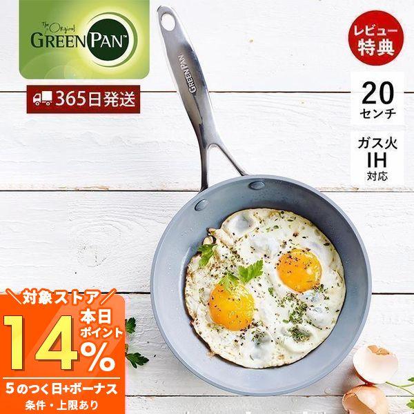 ヴェニス プロ フライパン 20cm IH対応 グリーンパン ヴェニスプロ