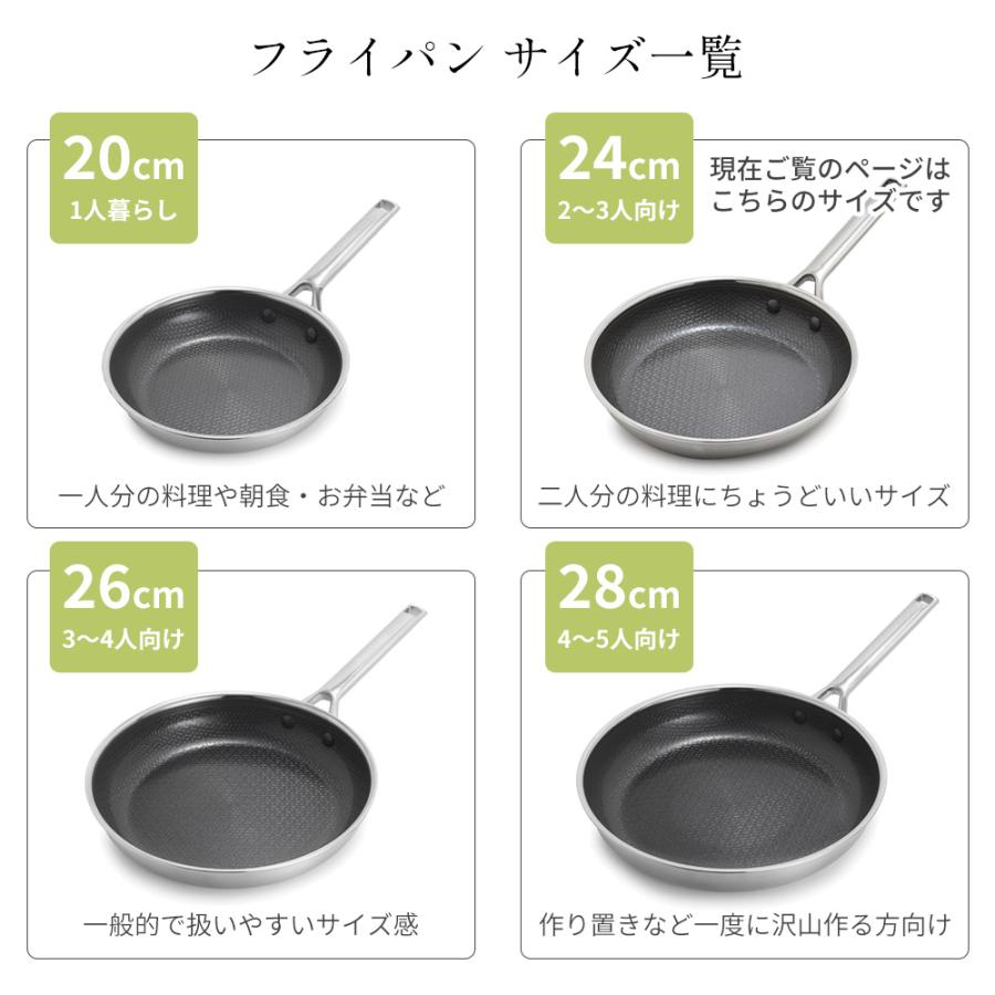 GREEN PAN（グリーンパン） フライパン 24cm IH 直火 食洗機 オーブン