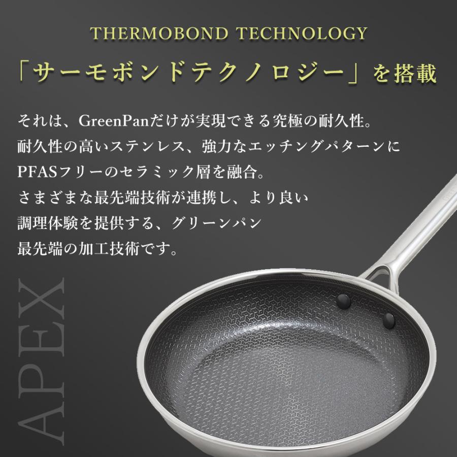GREEN PAN（グリーンパン） フライパン 24cm IH 直火 食洗機 オーブン