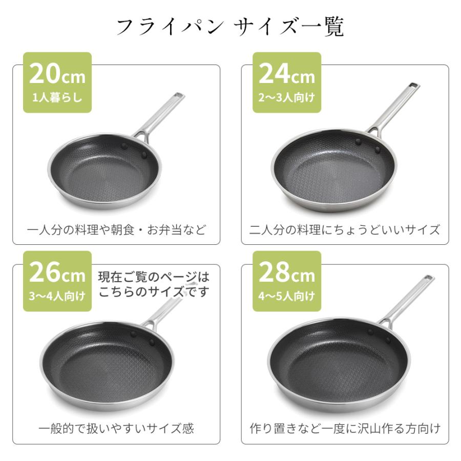 GREEN PAN（グリーンパン） フライパン 26cm IH 直火 食洗機 オーブン