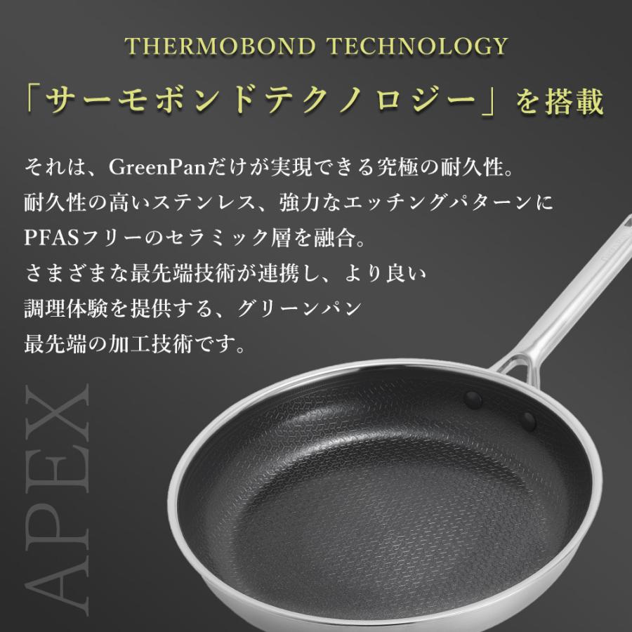 GREEN PAN（グリーンパン） フライパン 28cm IH 直火 食洗機 オーブン