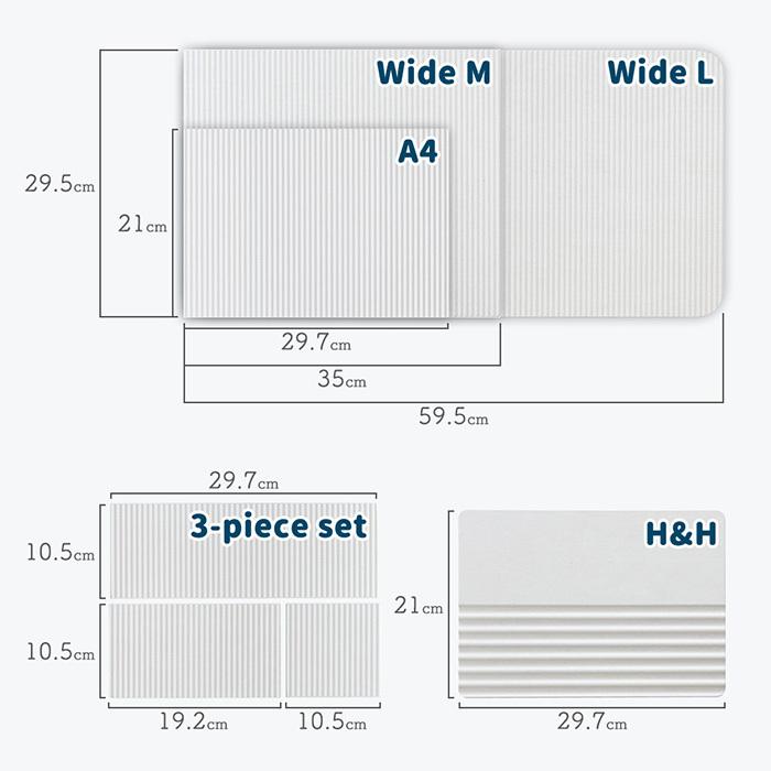 珪藻土 食器 水切り 日本製 Wide M ドライングプレート 水切りマット 速乾 吸水 抗菌 ドライングボード ノンアスベスト なのらぼ｜e-alamode｜20