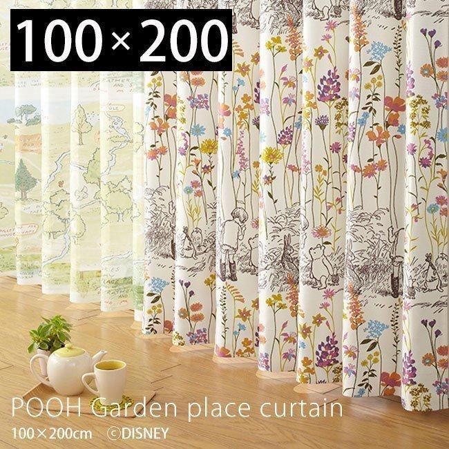 カーテン 遮光 北欧 おしゃれ スミノエ 遮光カーテン スミノエ ディズニー プーさん Pooh Garden Place 100 0 日本製 洗える 花 花柄 ヤマソロ公式 A La Mode 通販 Paypayモール