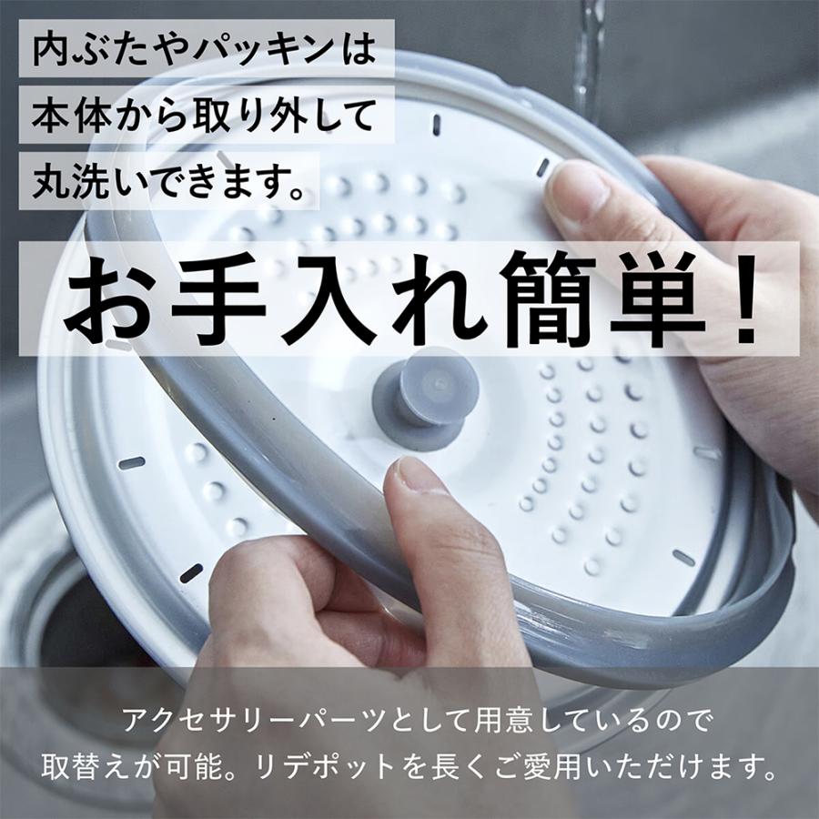 5/25はP+9％！ (豪華２大特典) re・de pot 電気 圧力鍋 リデポット EPC01A-20 圧力なべ 2L 炊飯器 4合 圧力調理 低温調理 無水調理鍋 無水調理レシピ 密の画像