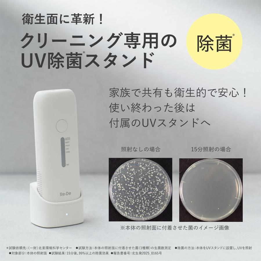 Re・De DuoClear IPL 光美容器 脱毛器 フラッシュ式脱毛器 リデ 家庭用 メンズ VIO ヒゲ 脱毛 美顔器 VIO対応 冷却機能 レディース BR01Aの画像