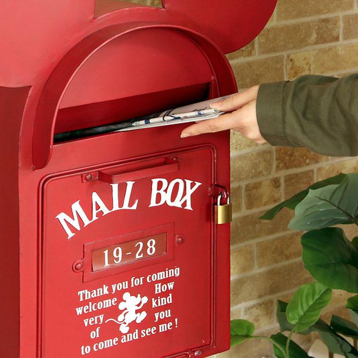 得価最新品 ポスト ディズニー ヴィンテージミッキー 新生活 ヤマソロ公式 A La Mode 通販 Paypayモール おしゃれ 置き型 スタンド型 メールボックス 郵便受け 郵便ポスト 鍵付き 新聞受け 置き型ポスト 格安大人気 Vanderschooten Com