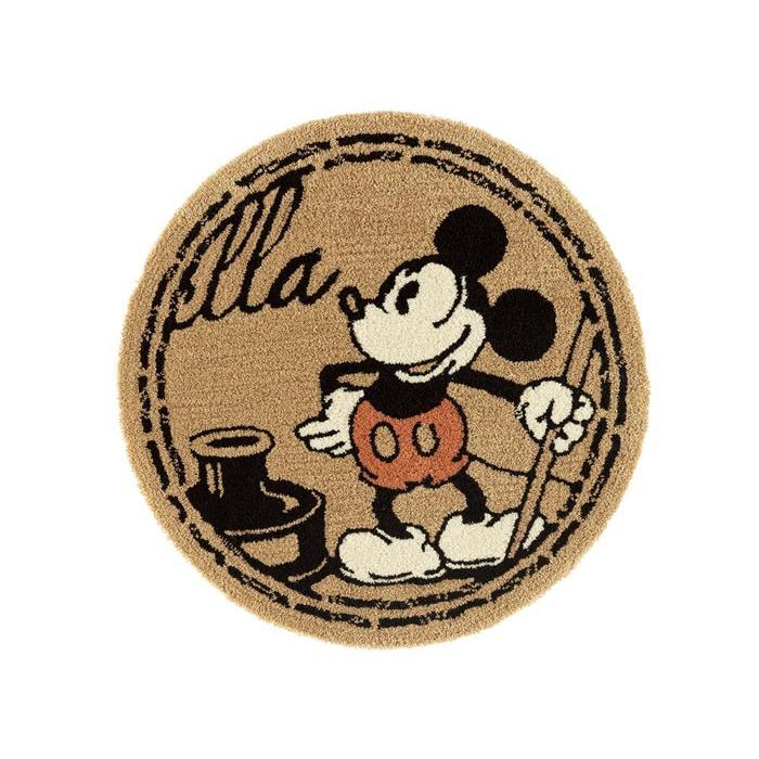 新品　ミッキーマウス　円形カーペット　 SUMINOE 【お値段交渉可】 スミノエ 2/3はP+10％還元！ (豪華2大特典)ラグ マット 円形