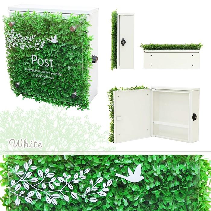 1年保証 ポスト 壁掛け おしゃれ 郵便ポスト 壁掛けポスト かわいい 北欧 郵便受け メールボックス グリーン アクリル 鍵付き トリ ハリネズミ Rasic ラシク ヤマソロ公式 A La Mode 通販 Paypayモール