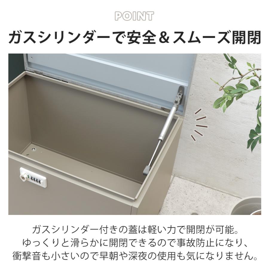 ヤマソロ 5/21はP+10％！ ベンチ 宅配 ボックス 屋外 大容量 座れる