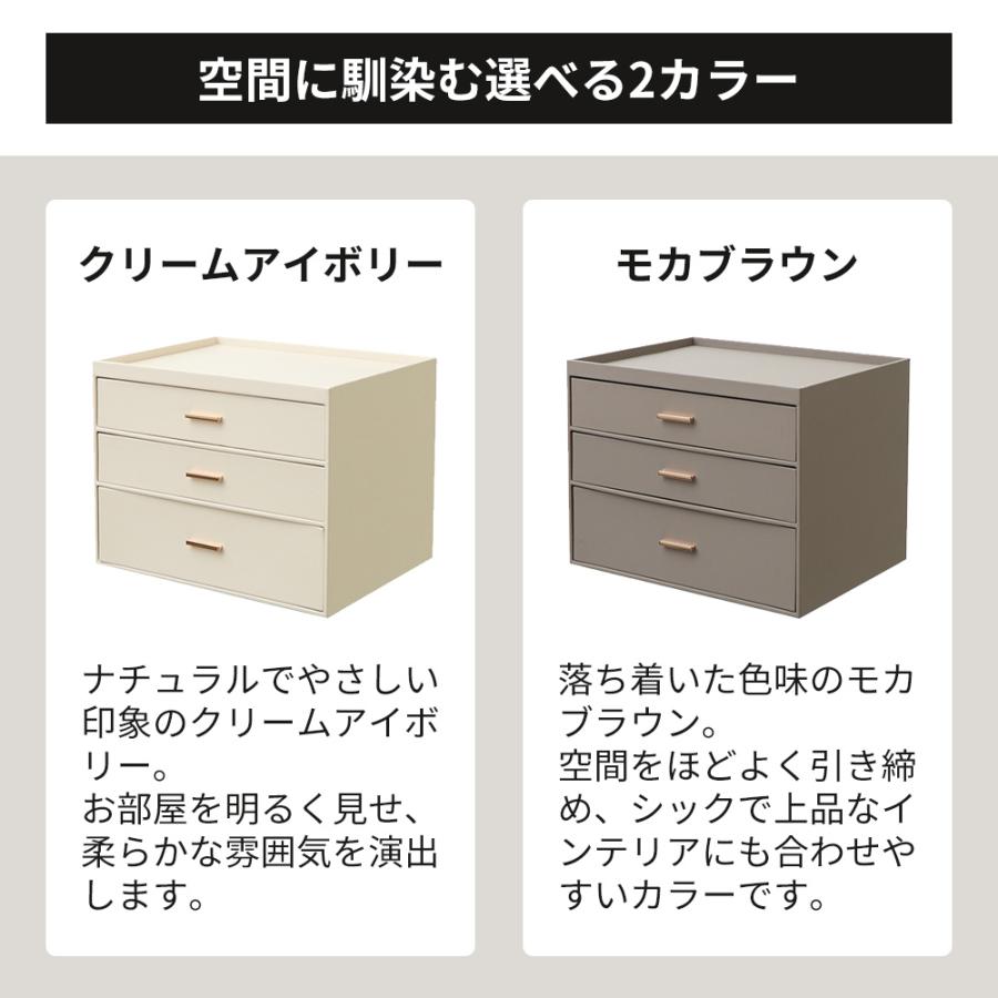 ヤマソロ 卓上収納 引き出し ボックス 小物チェスト 2段 3段 4段