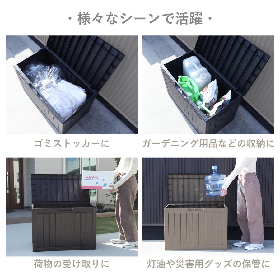 ヤマソロ ストレージ ボックス 170L 宅配 コンテナ 収納 物置 屋外