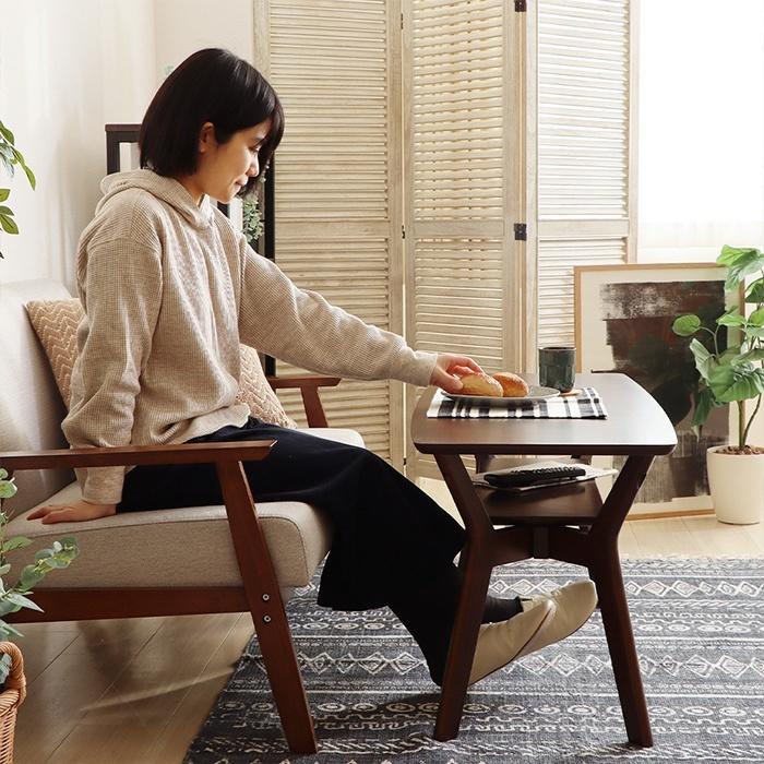 ヤマソロ センター テーブル おしゃれ ロー テーブル 北欧 高さ50cm