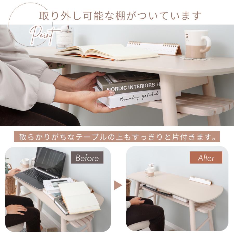 ヤマソロ テーブル 高め 折りたたみ デスク 折れ脚 幅100cm 高さ 50 70