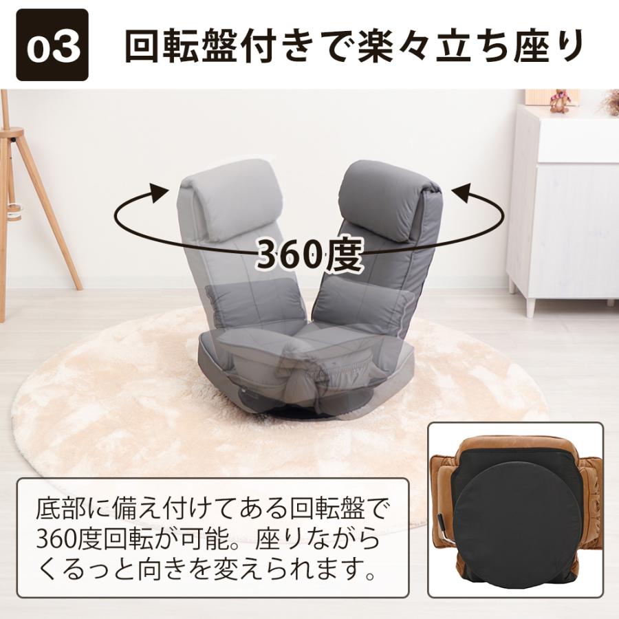 ヤマソロ 回転座椅子 チェア 椅子 リクライニング リラックスチェア