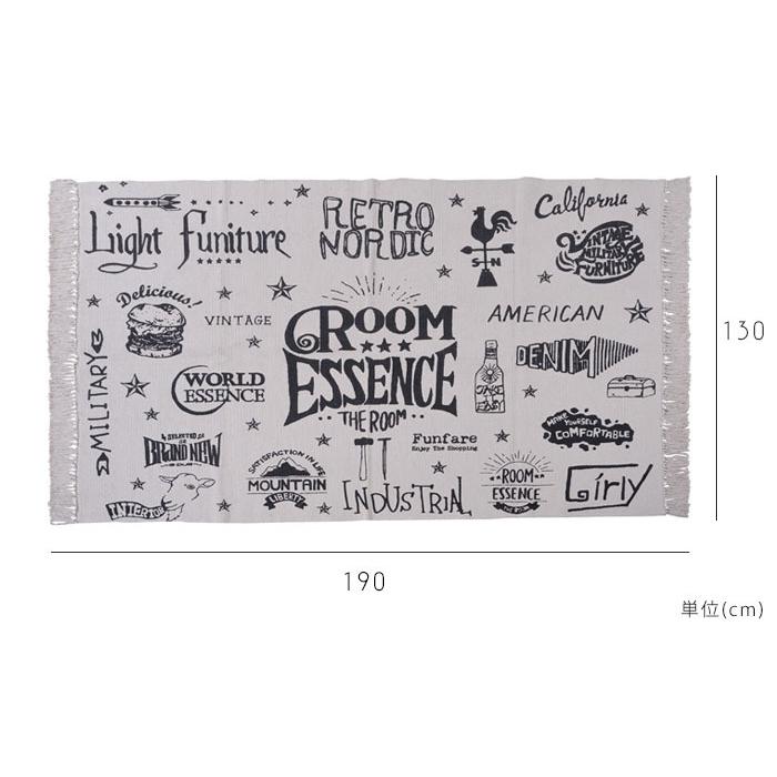 マット ラグマット 北欧 おしゃれ カーペット ラグ ヴィンテージ アメリカン 西海岸 絨毯 長方形 130 190 ベージュ レトロ 手書き風 コットン マット ヤマソロ公式 A La Mode 通販 Paypayモール モダン Blogportuguesa Inces Gob Ve