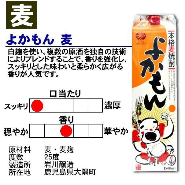 送料無料 九州麦焼酎飲み比べセット (いいちこ・くろうま・白水など
