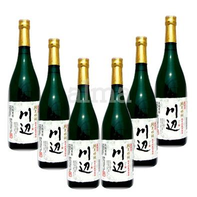川辺 純米焼酎 720ml 繊月酒造 熊本人吉　６本　化粧箱入り 繊月酒造 純米焼酎 限定 川辺 25度 720ml 6本 送料無料 球磨焼酎 人吉