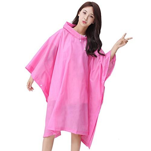 半透明なレインポンチョ 軽量 レインコート リュック対応 通勤 通学