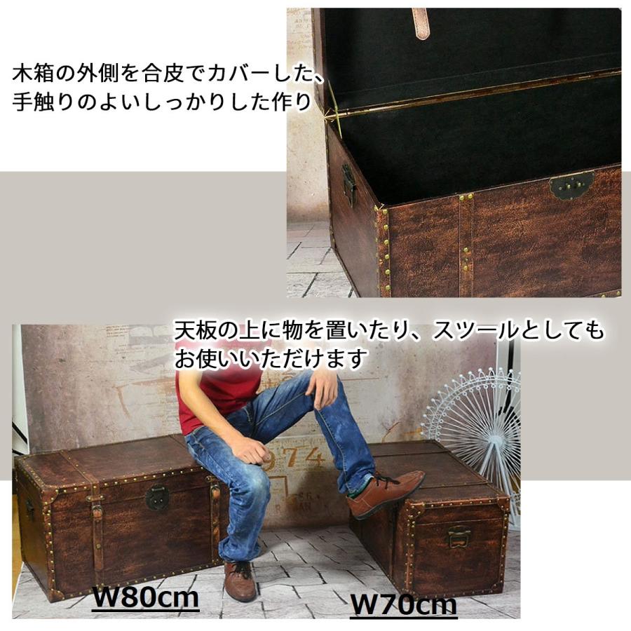 鍵付き トランク型 収納ボックス 大型 トランクボックス 鍵付き トランク型 収納ボックス 大型 トランクボックス