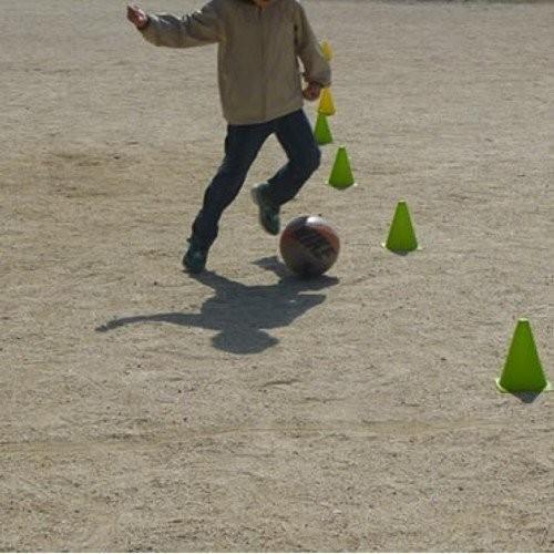 マーカーコーン カラーコーン サッカー フットサル 陸上 トレーニング 18cm 16本セット｜e-aoakua-pro｜06