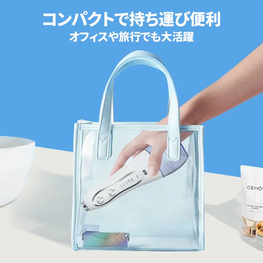 H2Oフロス 口腔洗浄器 ホワイト ジェットウォッシャー 5つのノズル 5