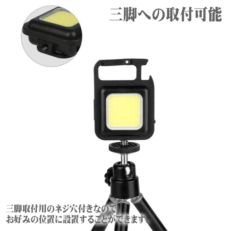 Life Ideas LEDライト 充電式 懐中電灯 投光器 800ルーメン 4モード